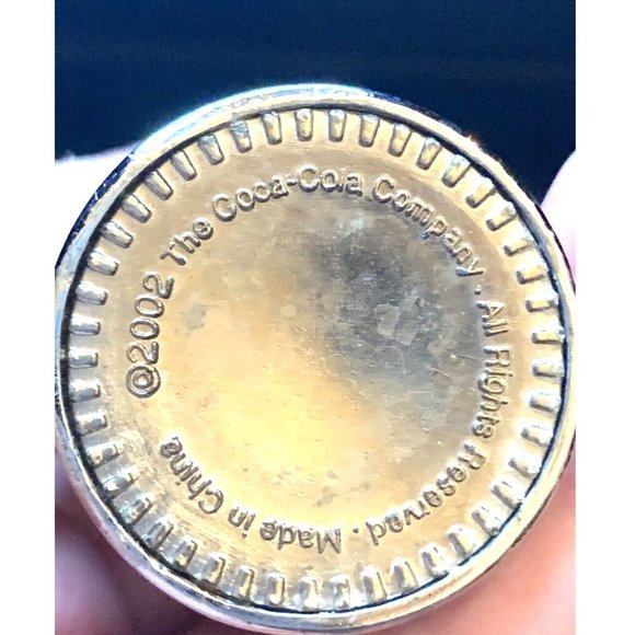 Vtg 2002 Large Chrome The Coca-Cola Company Can Opener Solid Metal Tablecraft - Picture 11 of 11